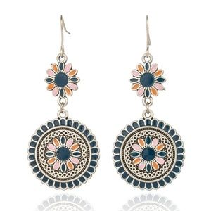 Boho Colorful Drop Earrings